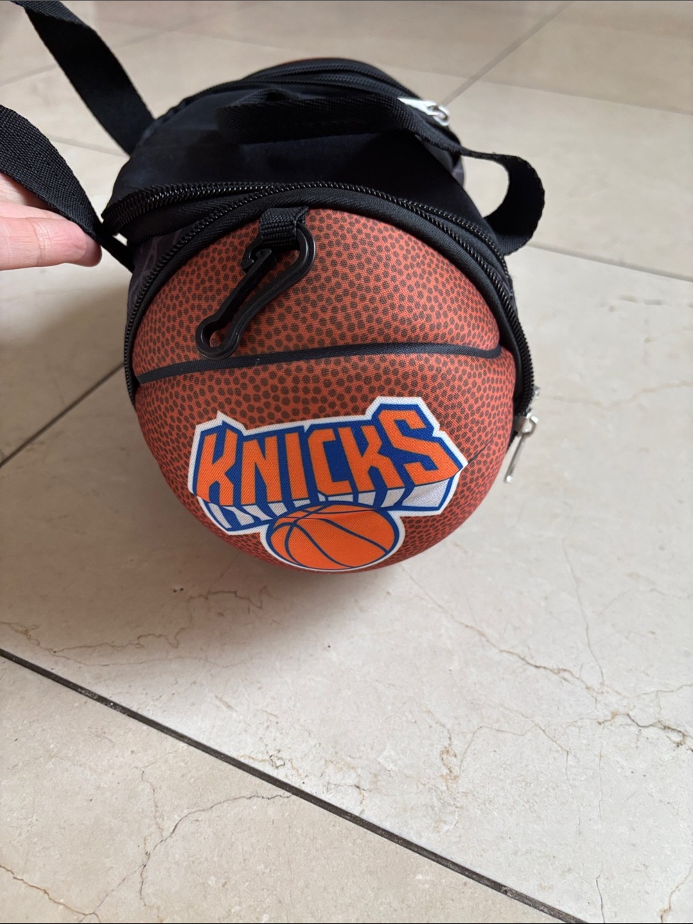 New York Knicks Basketball cooler Bag - Orange/Brown